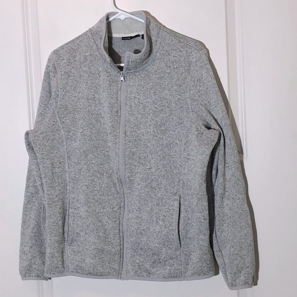 Swiss Tech Space Dye Knit Full ZIP Jacket XL